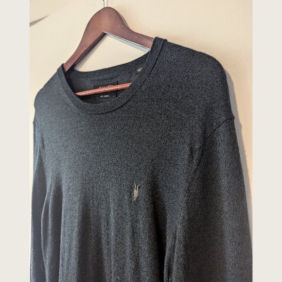 ALL SAINTS - Blue/grey crewneck sweater - Sz L - Picture 2 of 6